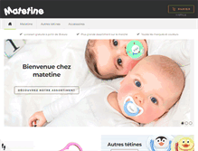 Tablet Screenshot of matetine.fr